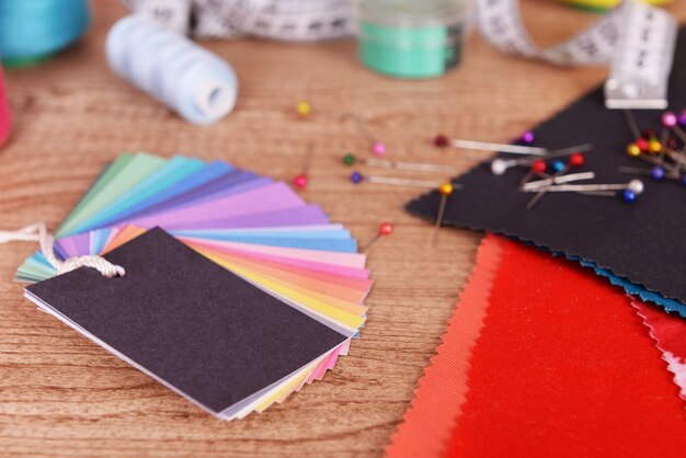 selection of embroidered samples